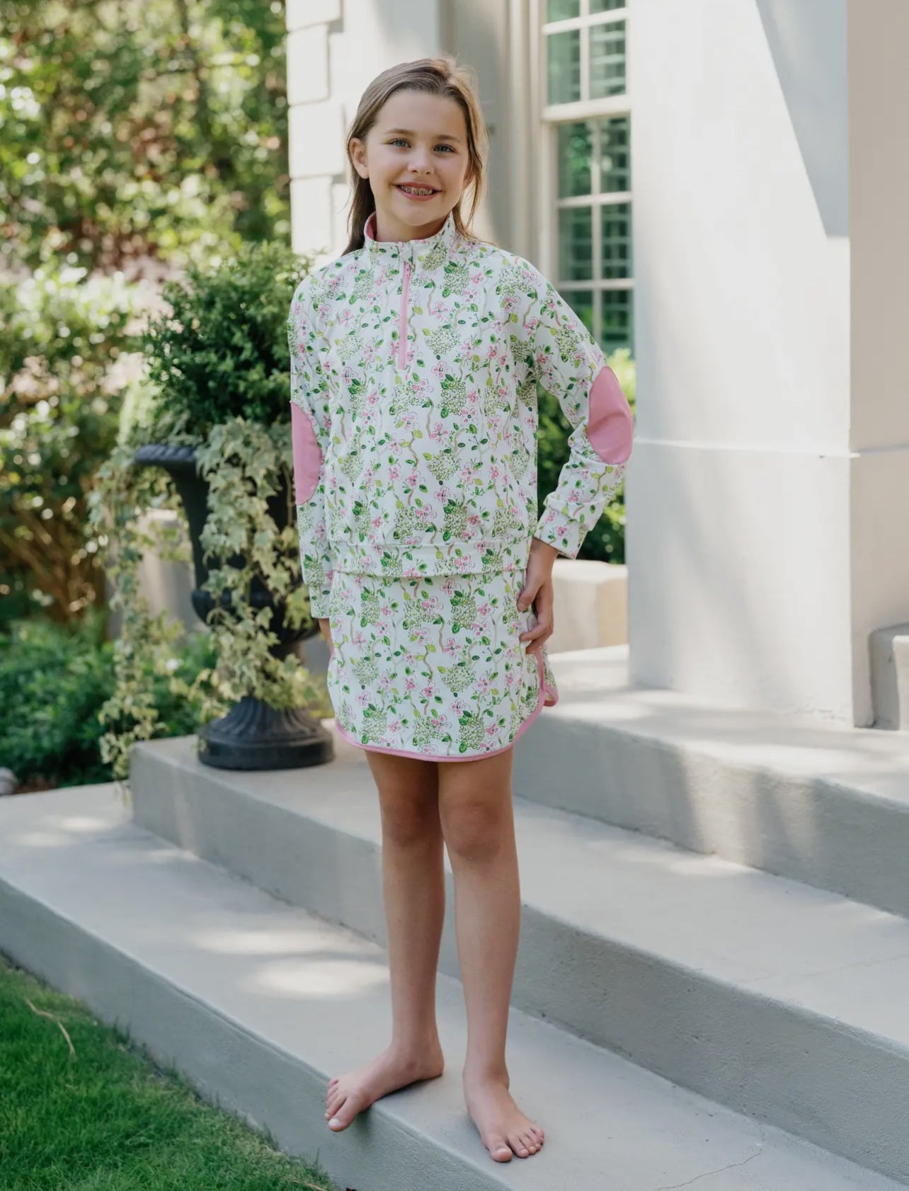 Peachie Prep Pink & Green Charlotte Set