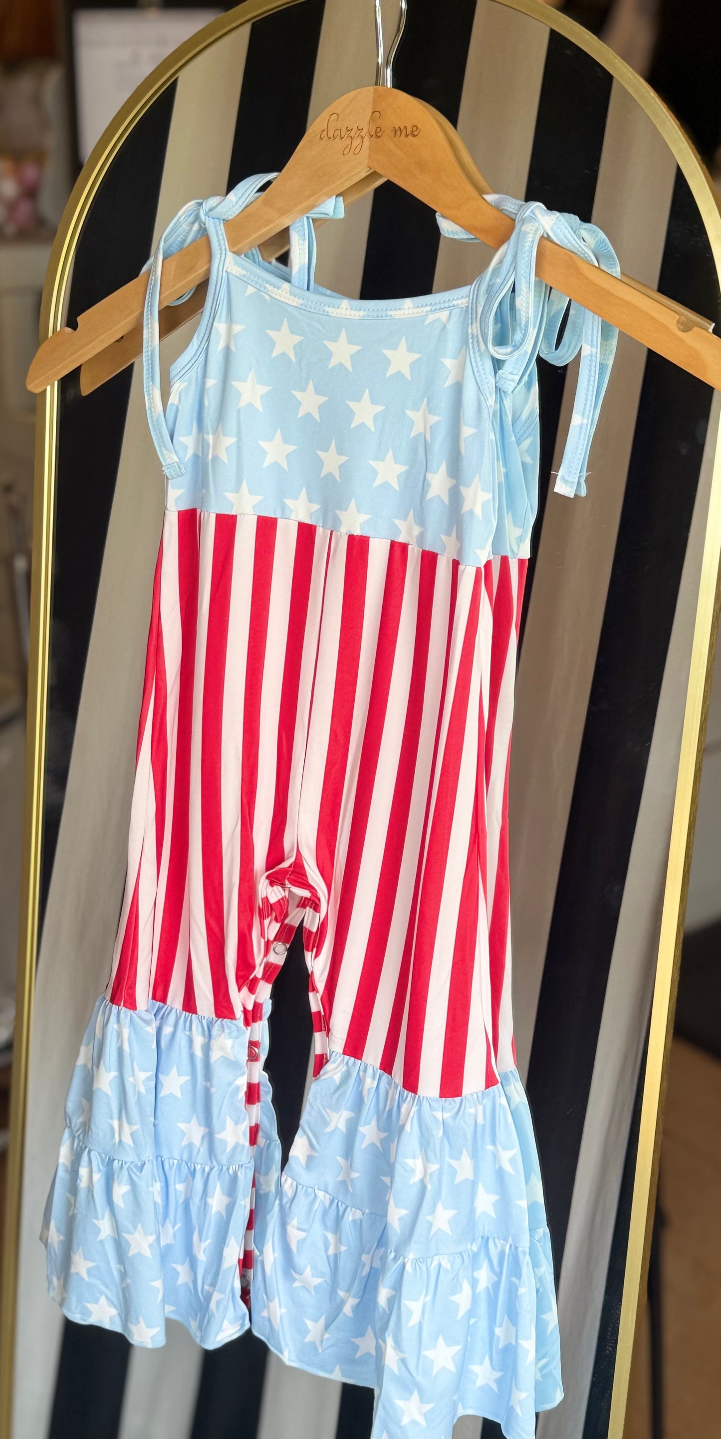 Girls' 4Th Of July Jumpsuit