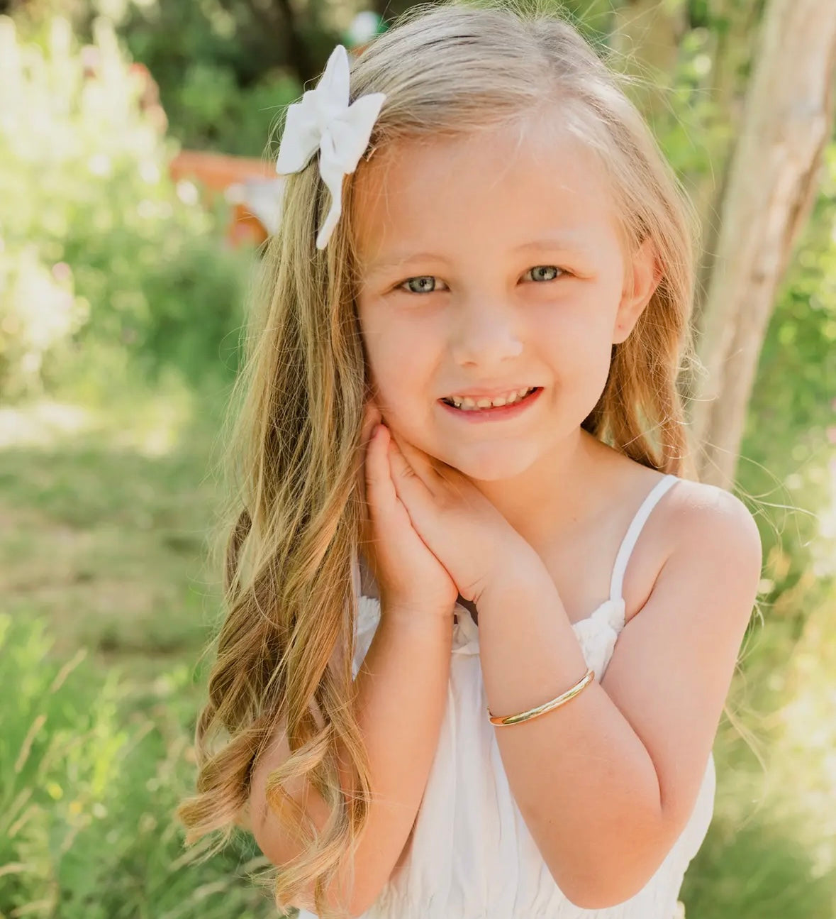 Cherished Moments Classic Gold Bangle