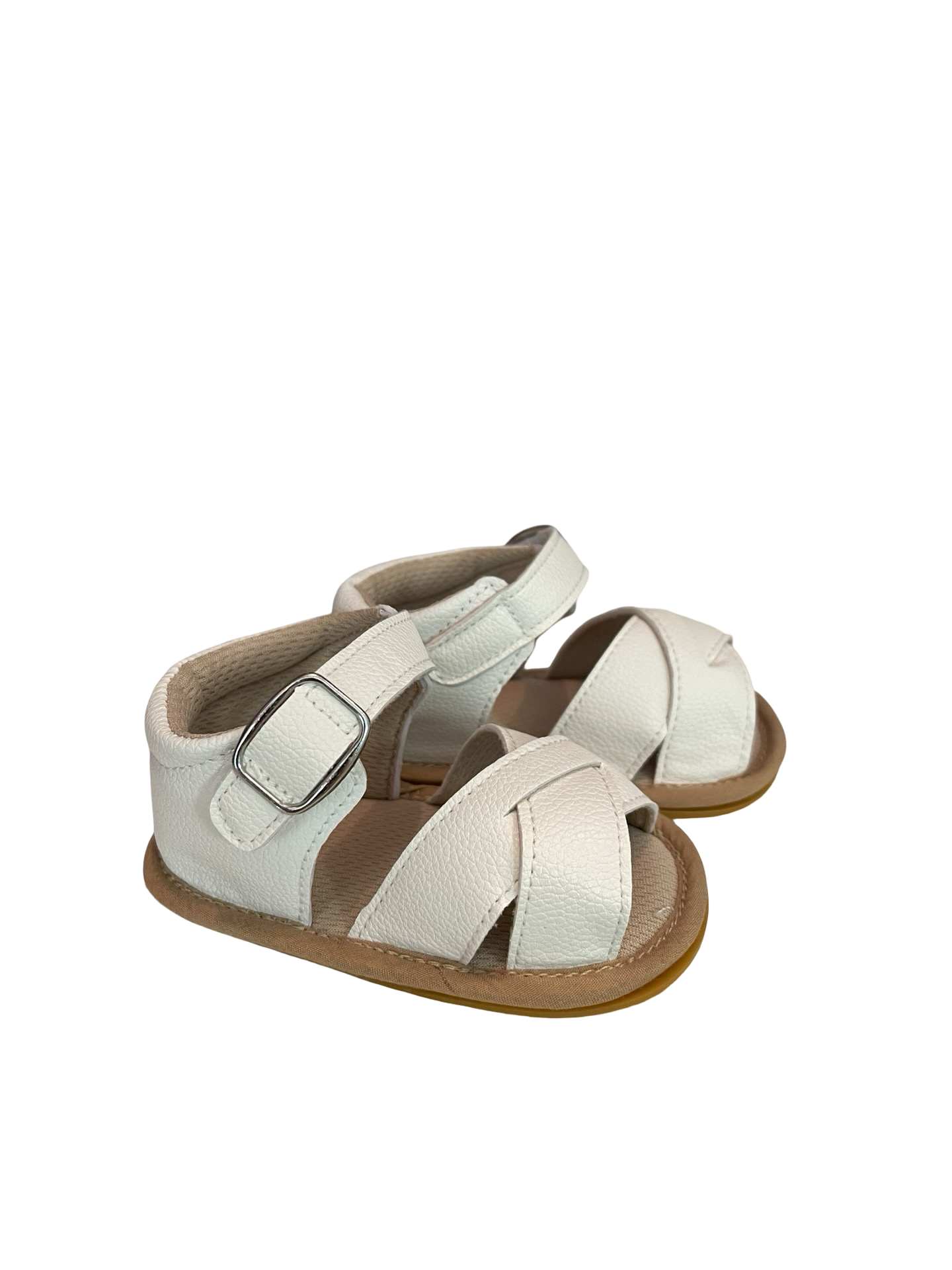 White Strap Sole Sandals