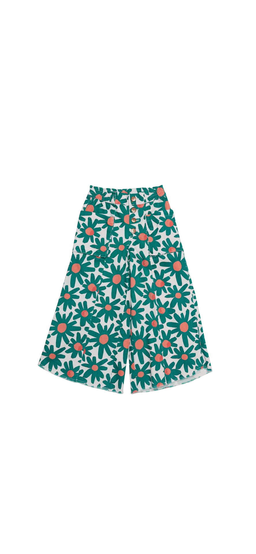 Day Camp Cropped Wide Leg Jeans