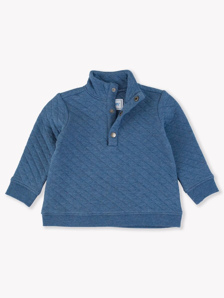 Wayland Basil Registry Rugged Butts 'Heather Indigo' Quarter Snap Sweatshirt