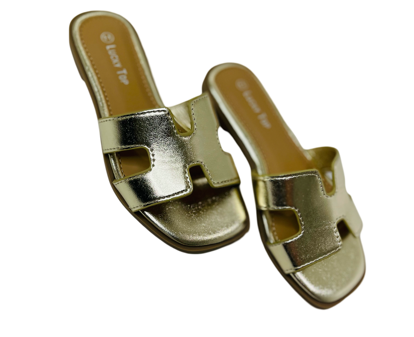 Gold H-Band Sandal