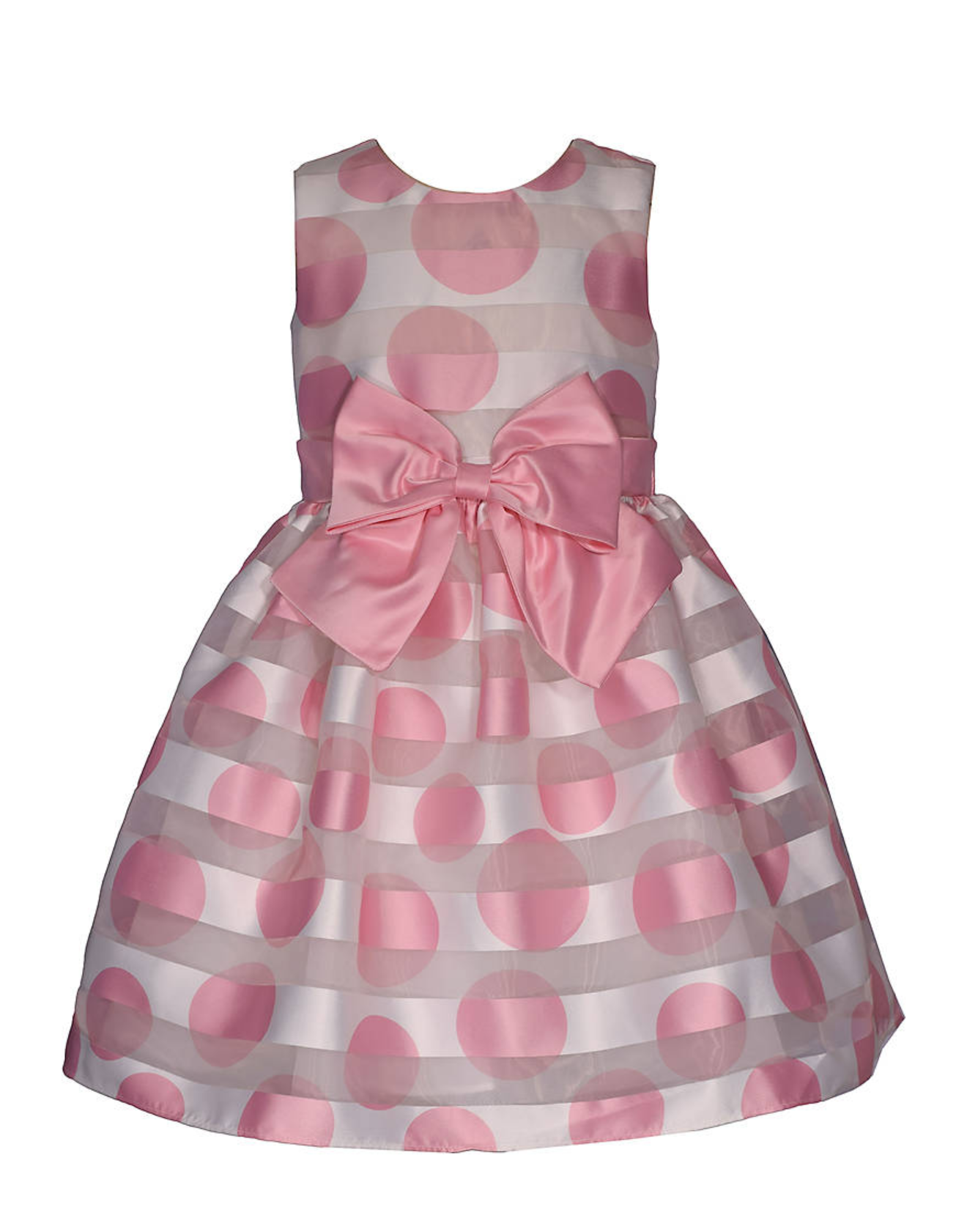 Bonnie Jean Dot Bow Dress