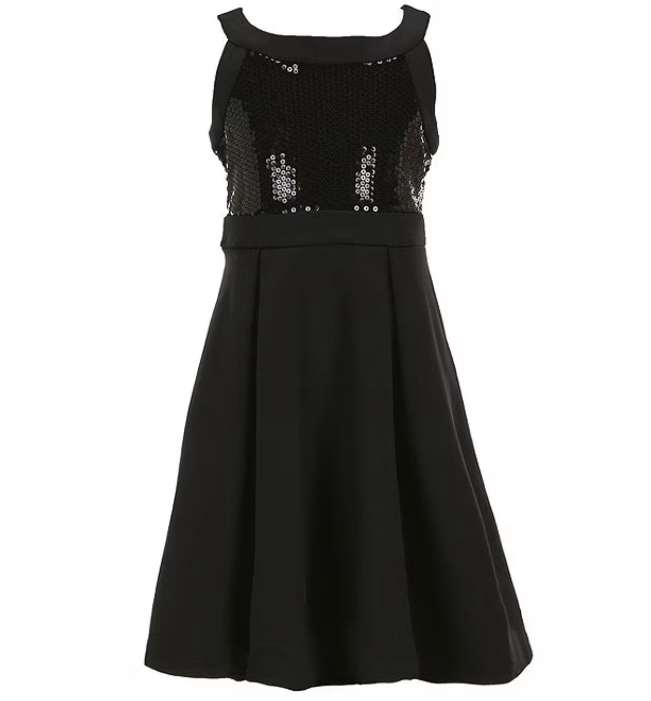 Bonnie Jean Sequin Uneck Dress