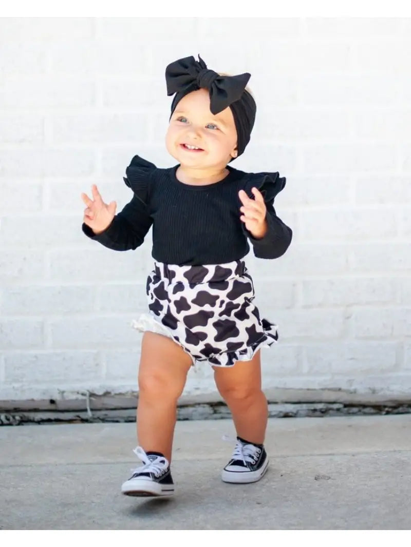 Bailey's Blossoms Evie Ruffle Shoulder Top