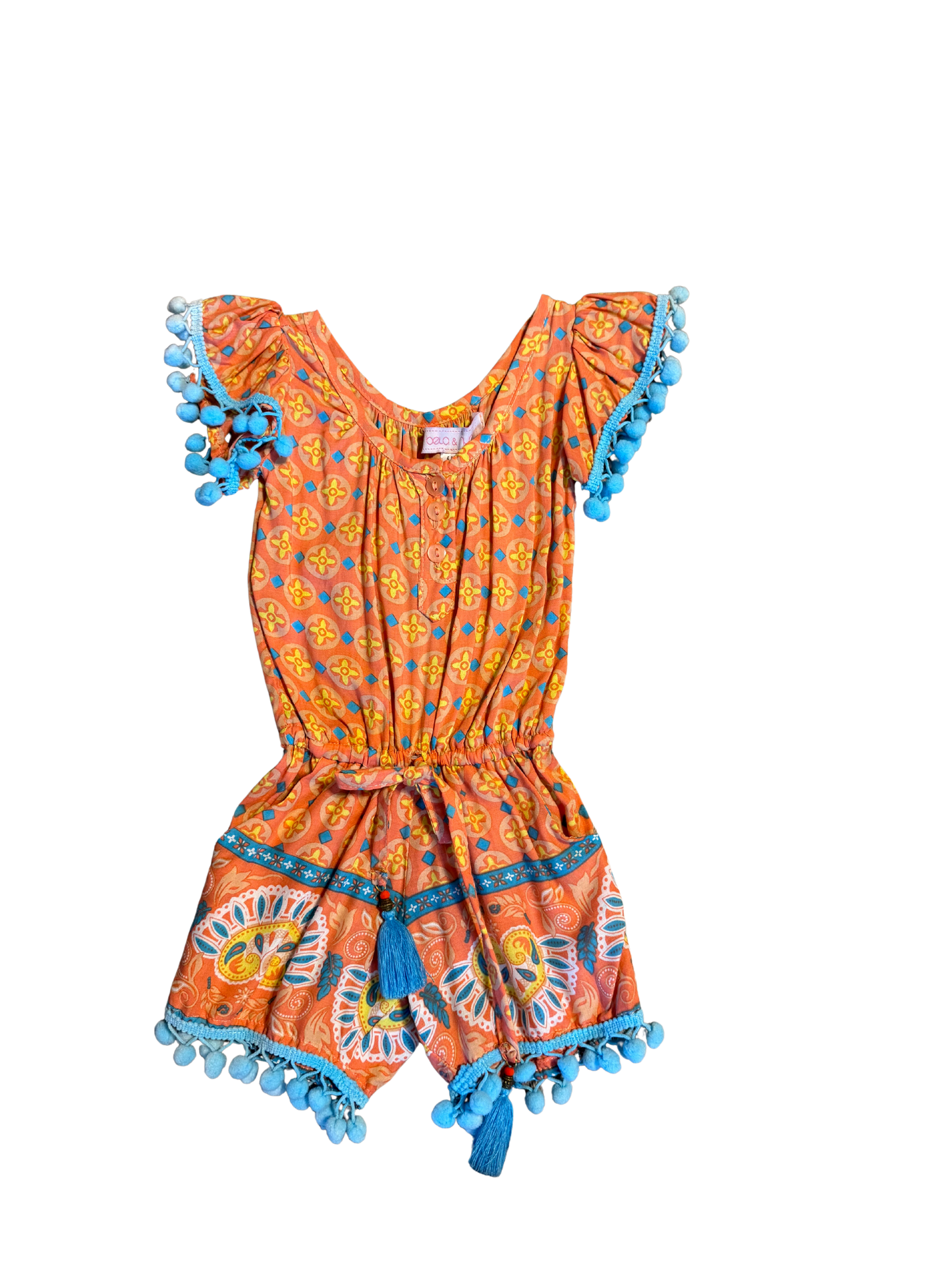 Oakley Jane Registry Bela & Nuni 'Amisha' Floral Romper
