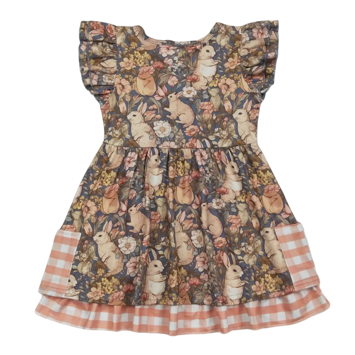 Clover Cottage Easter Bunny Bloomsburg Girls Dress