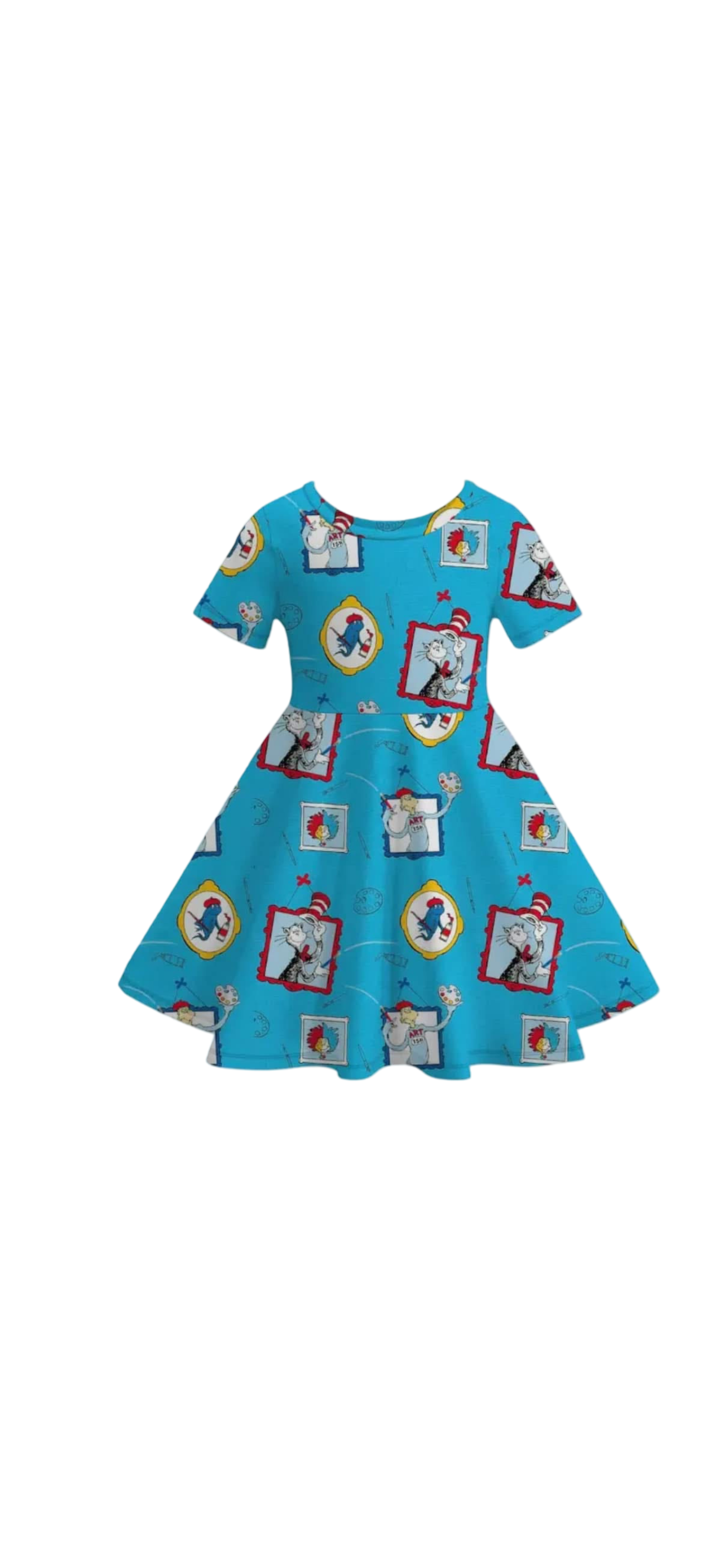 Dr. Seuss Portraits Twirl Reading Dress