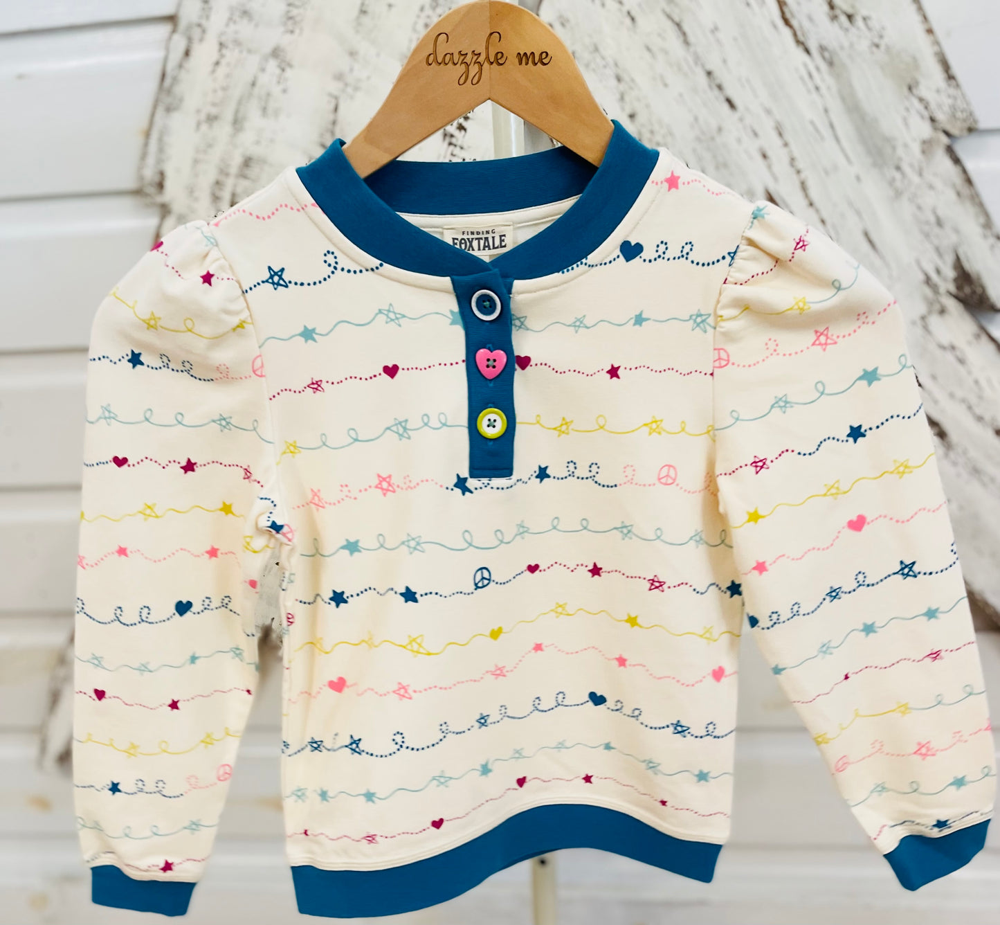 Heart & Scribble Top