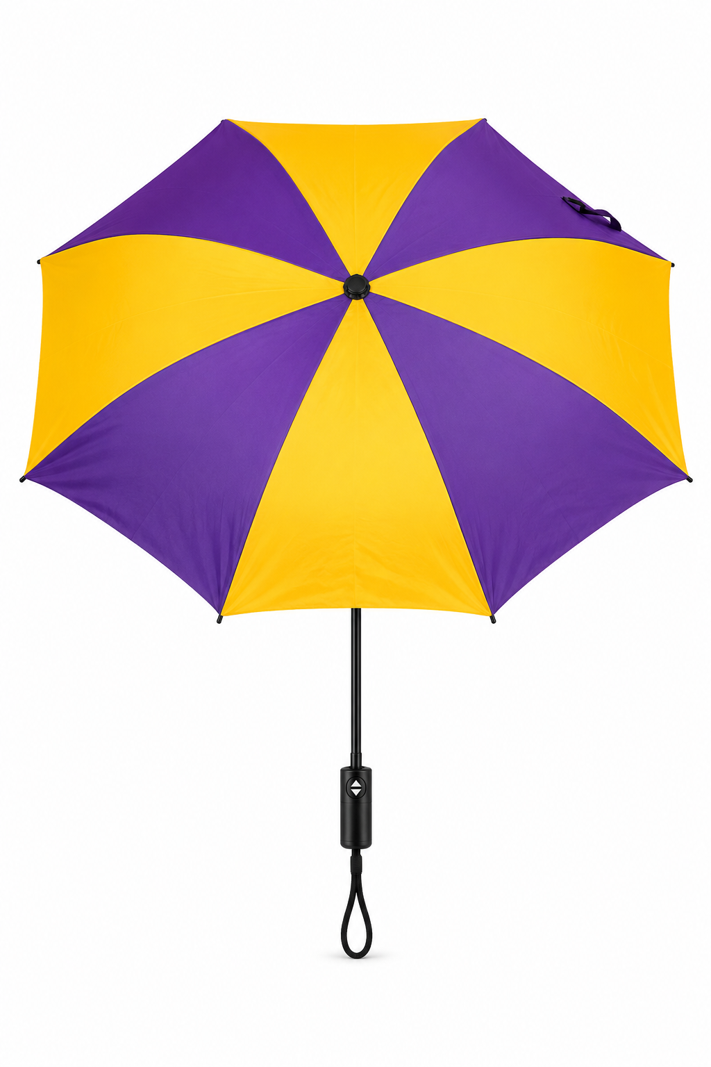 Purple/Gold Topsy Turvy Compact Umbrella