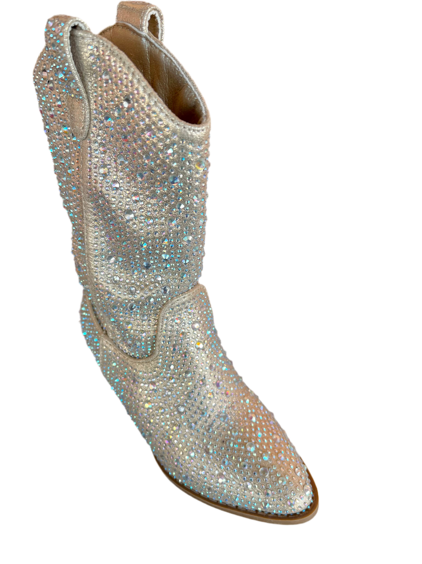 Link Champage Sparkle Western Boots