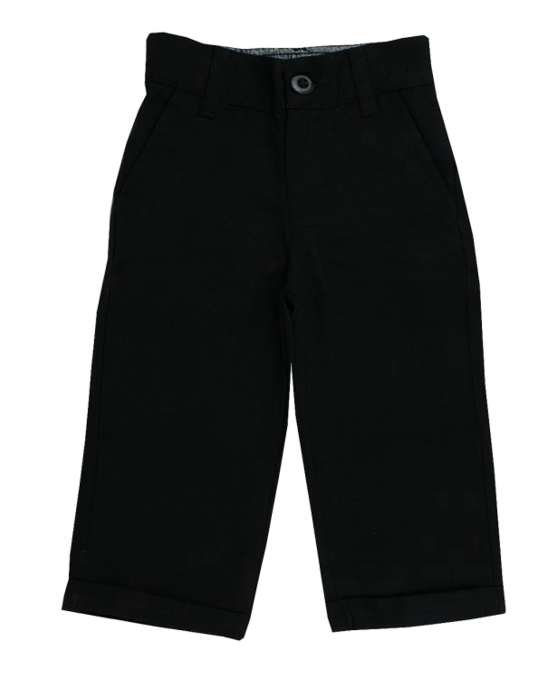 Rugged Butts Black Stretch Chino Pants