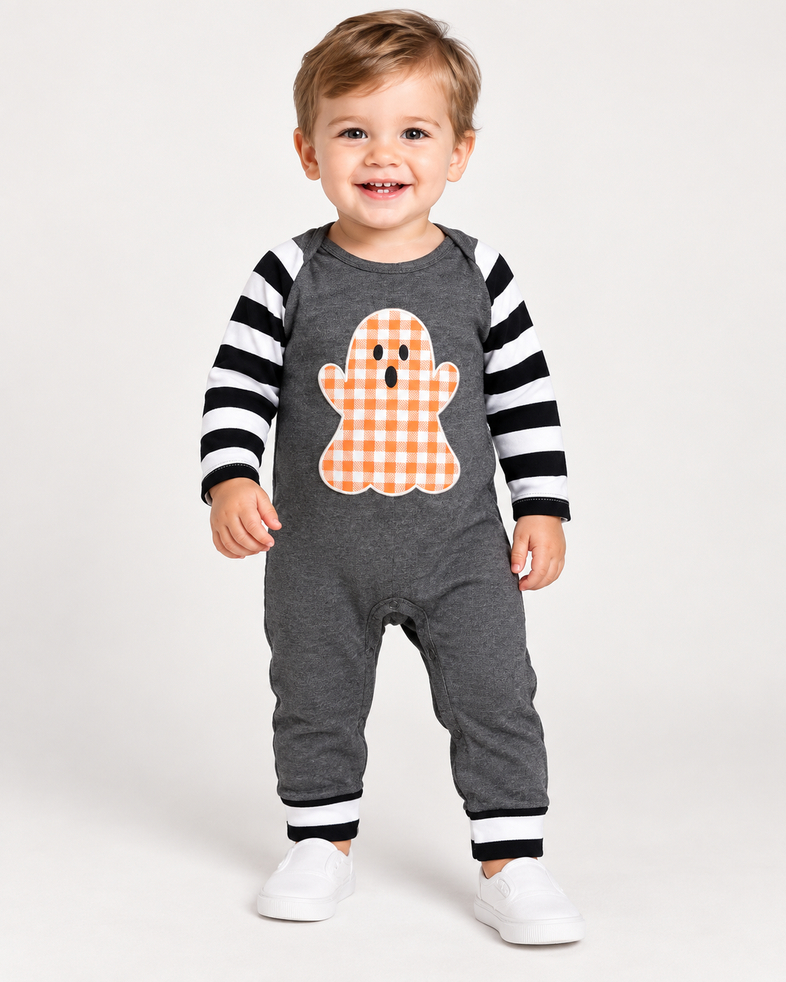 Gingham Ghost jumper