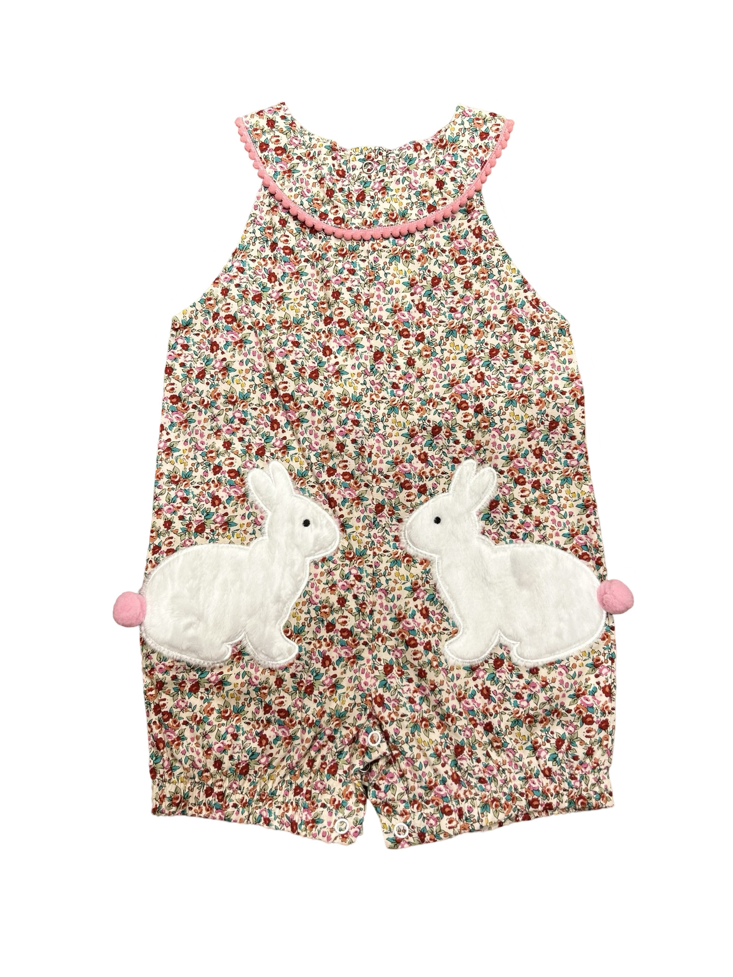 Easter Floral Bunny Romper