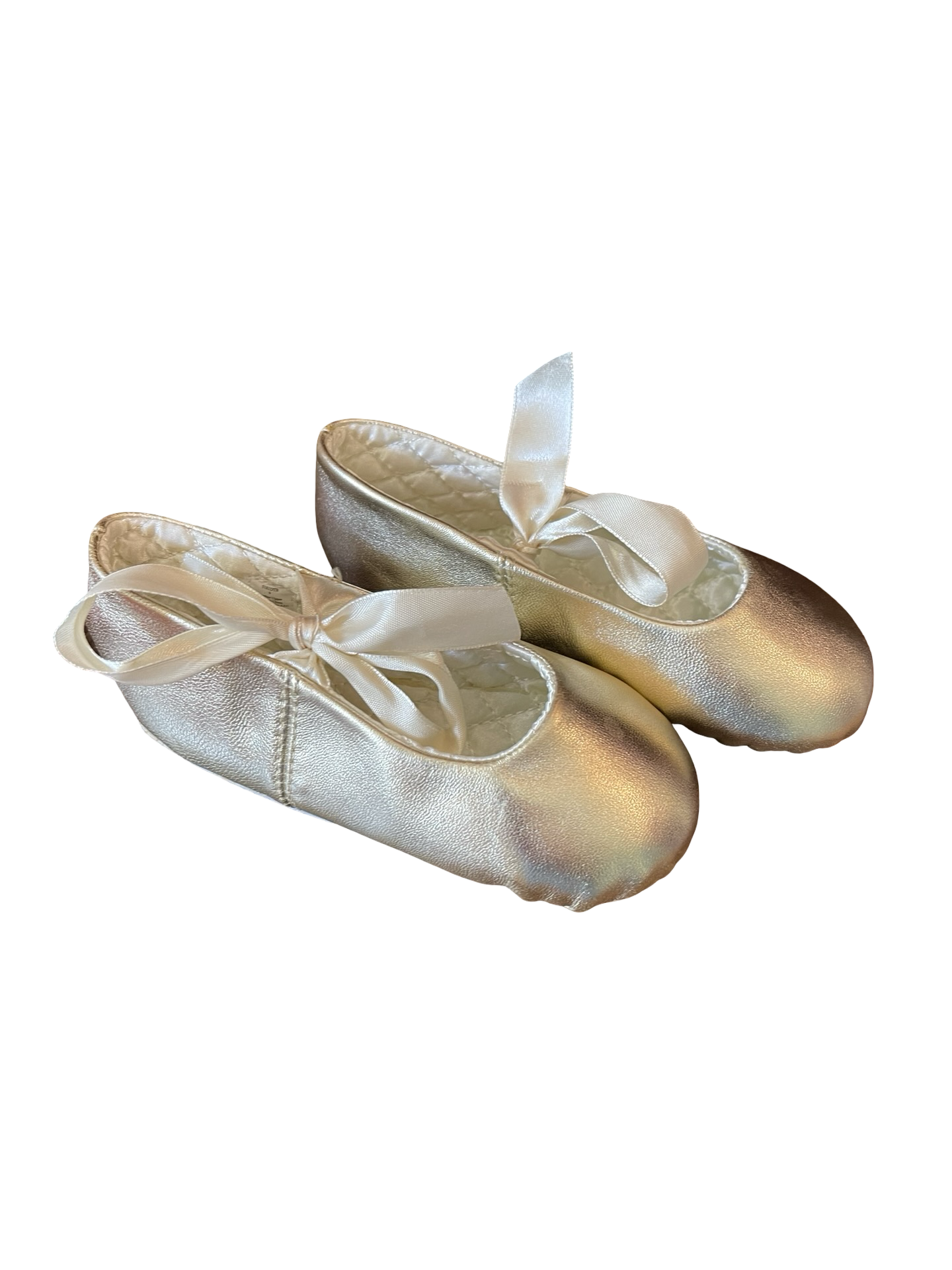 Baby Deer Gold Ballet Flats