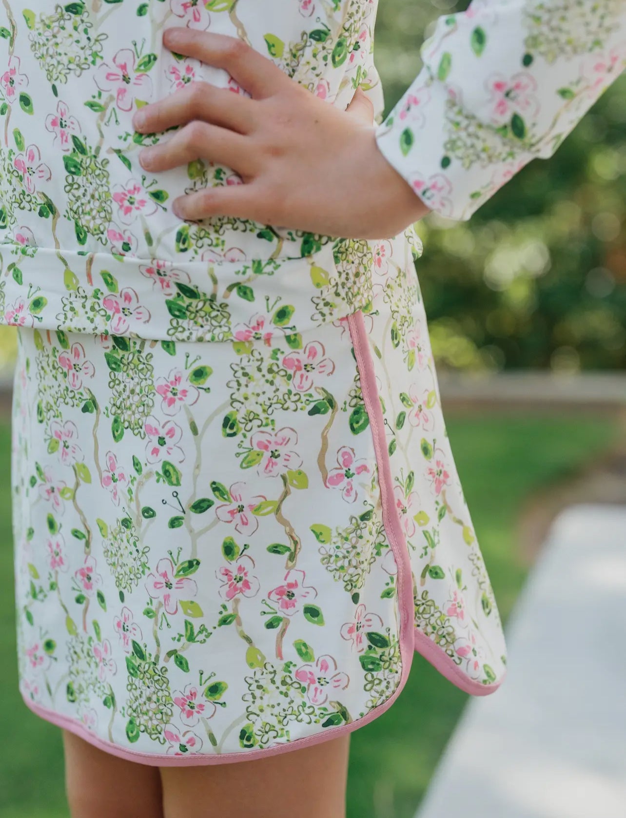 Peachie Prep Pink & Green Charlotte Set