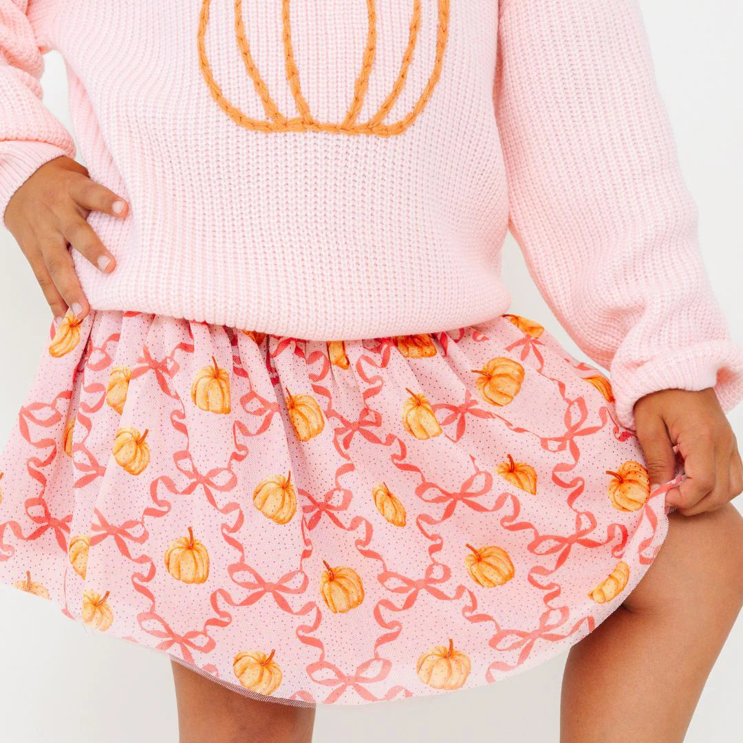 Sweet Wink Coquette Pumpkin Tutu