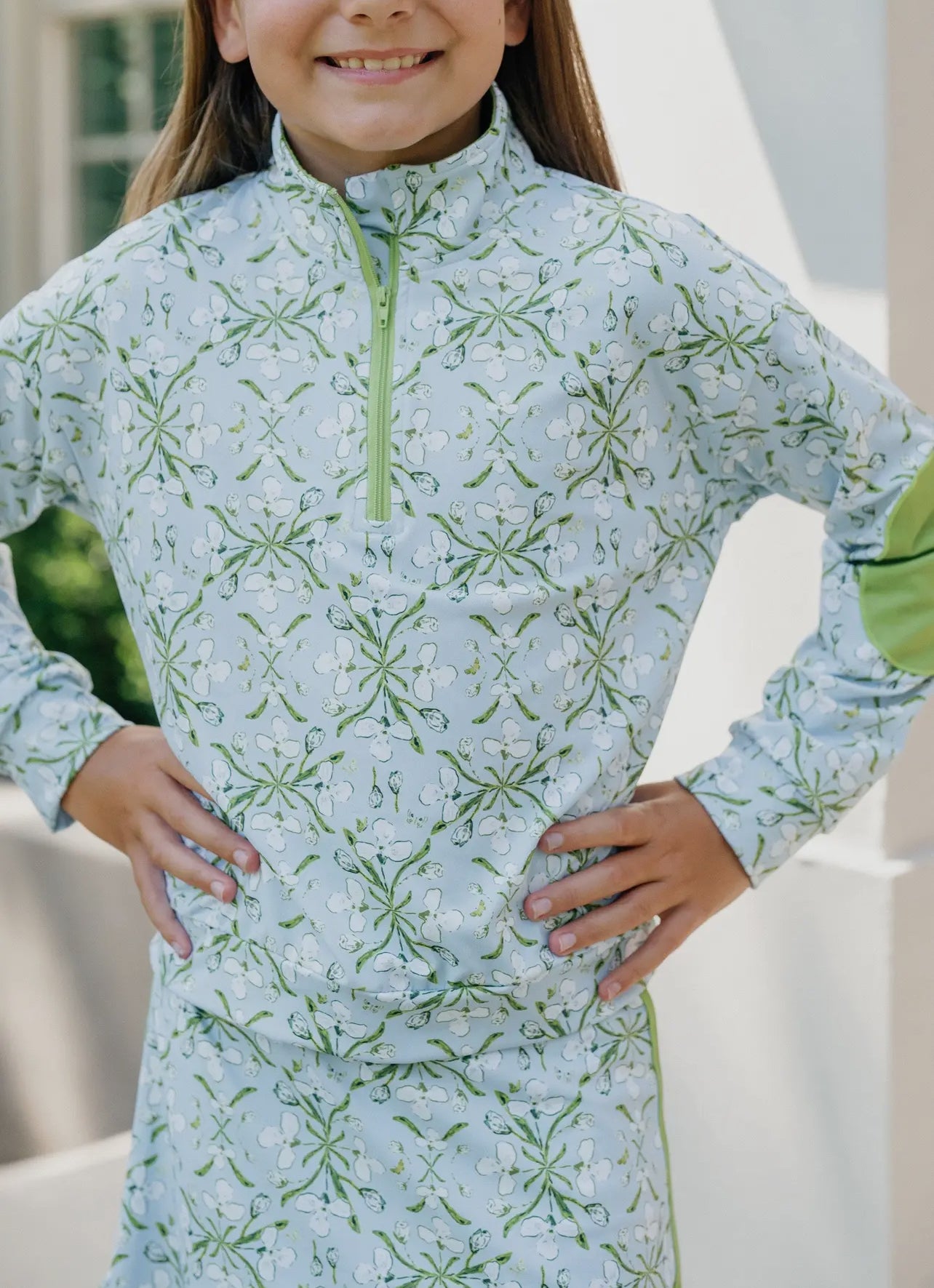 Peachie Prep Blue & Green Charlotte Set