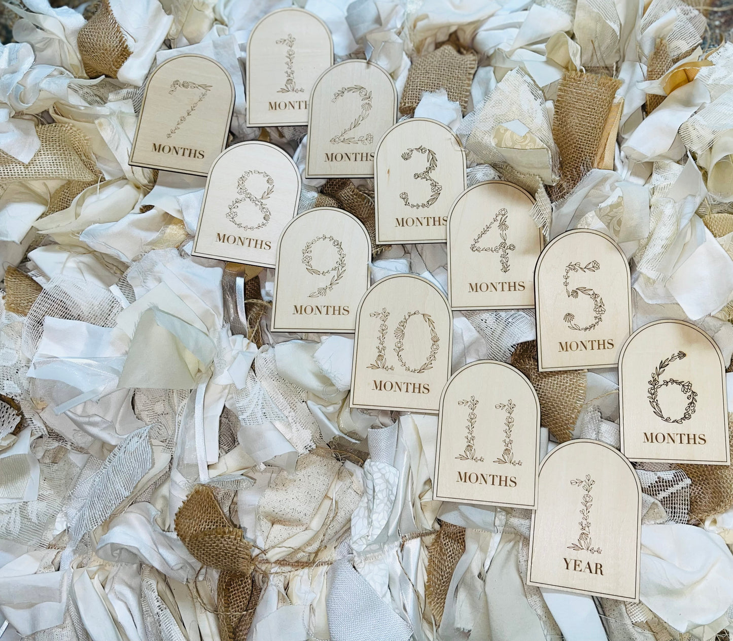 Wildflower Milestone Cards