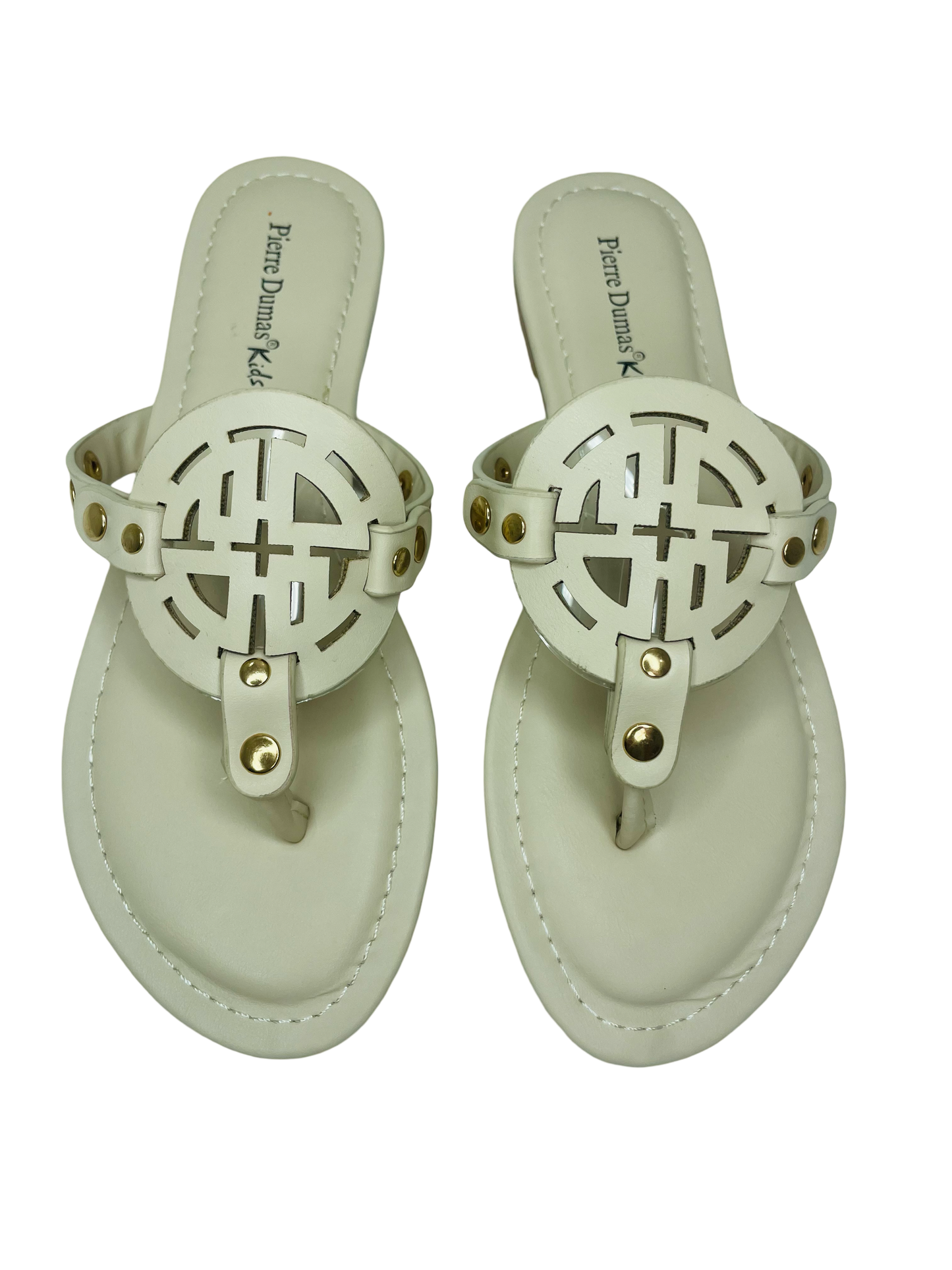 Nude Emblem Sandals