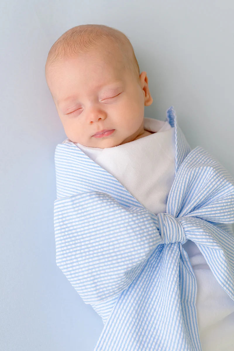 Nolyn Wade Registry LTC Seersucker Swaddle