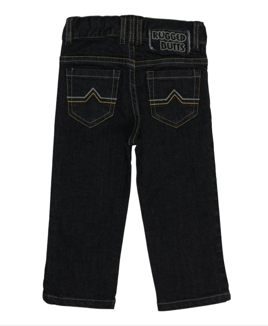 Rugged Butts Boys Black Wash Denim Jeans