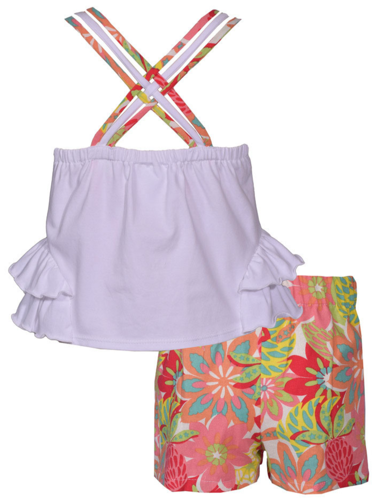 Bonnie Jean Flamingo Short Set