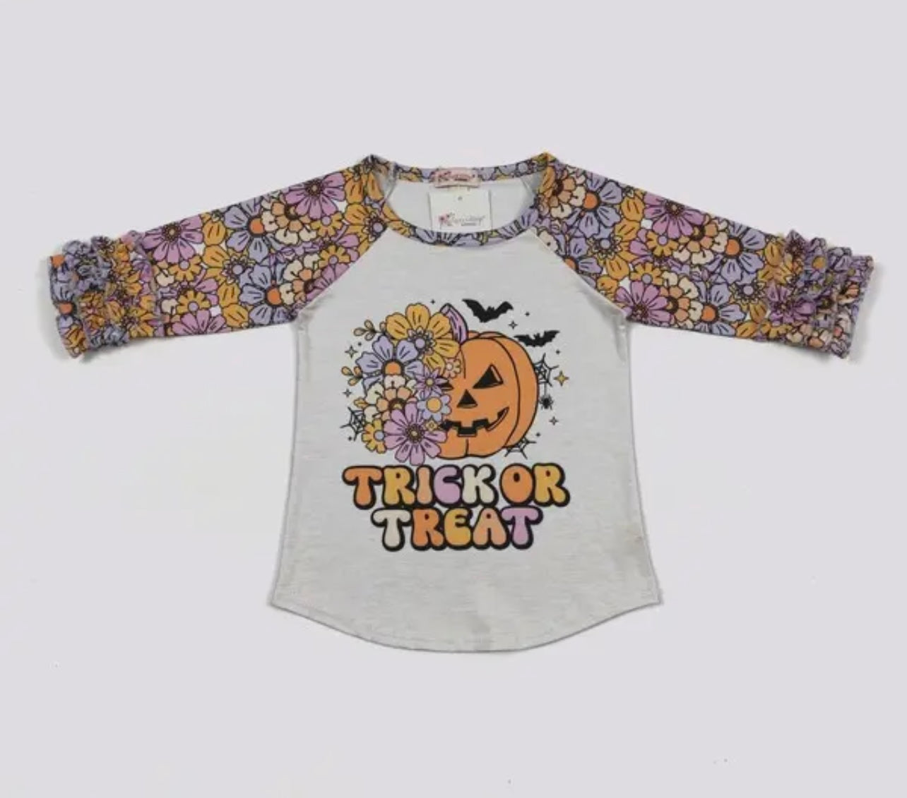 Clover Cottage "Trick Or Treat" Girls Shirt