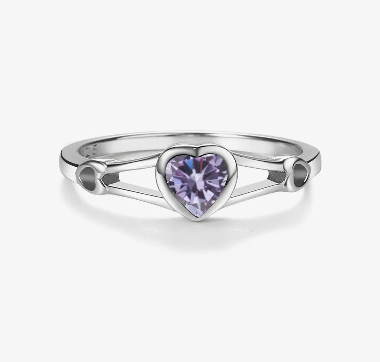 Cherished Moments Heart June Birthstone Ring