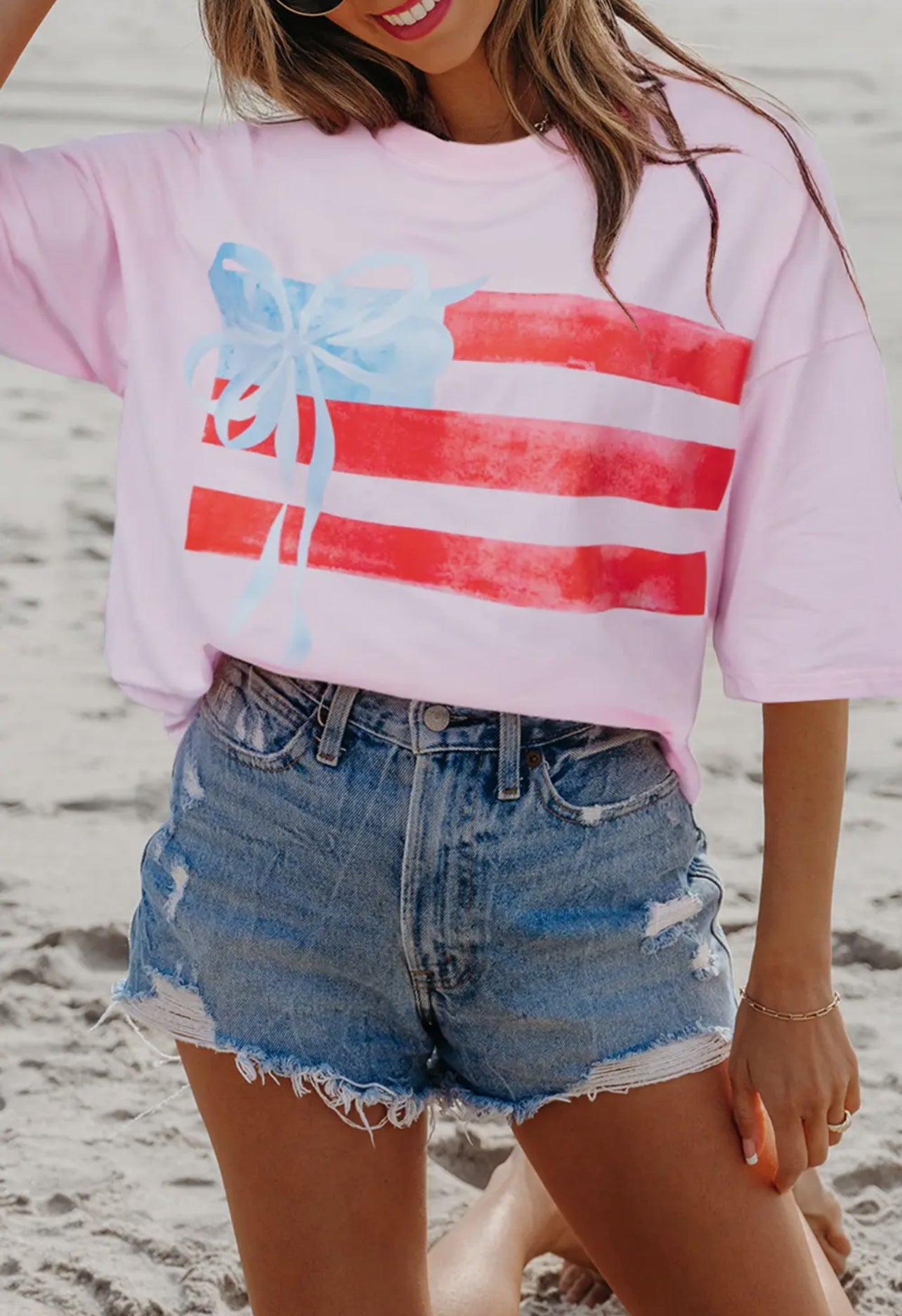 Bow Flag Graphic Tee