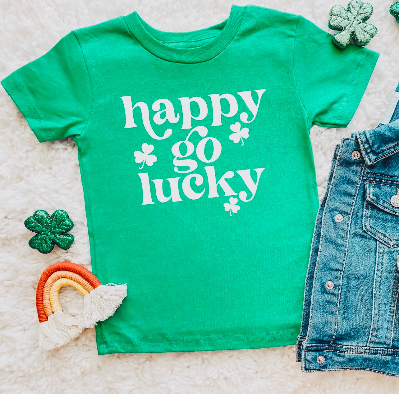 St. Patrick Happy Go Lucky Tee Shirt