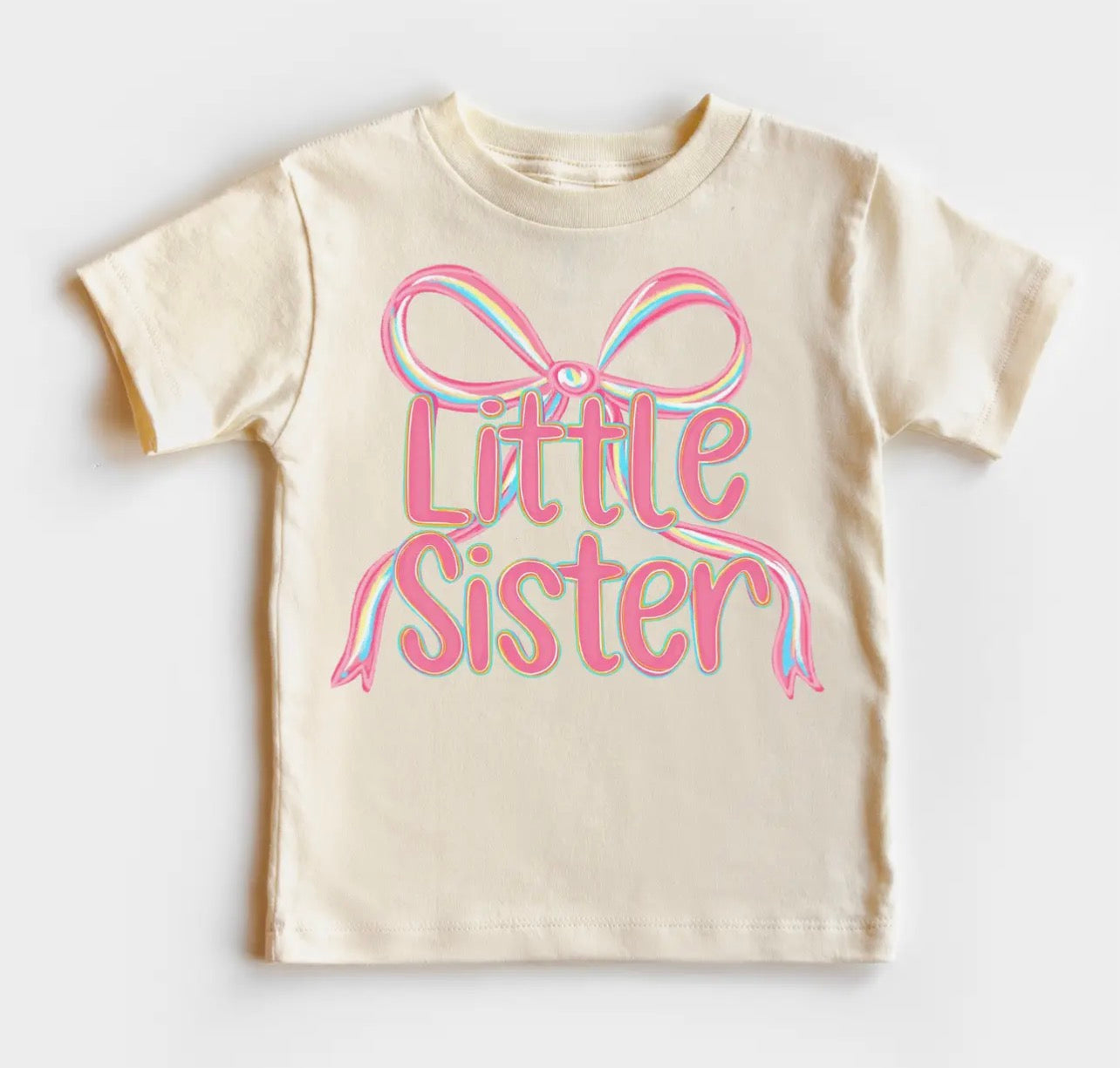 Little Sister Coquette Bow Tee