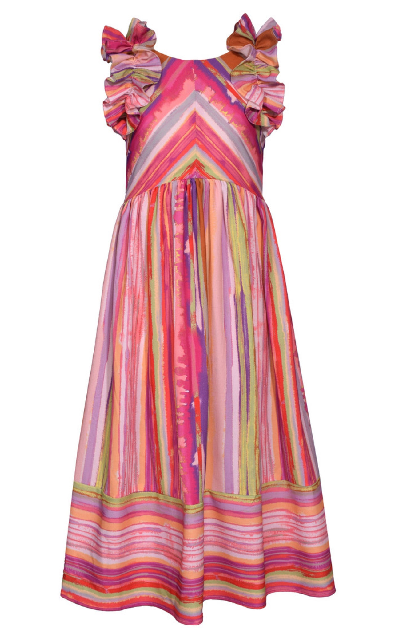 Bonnie Jean Miter Maxi Dress