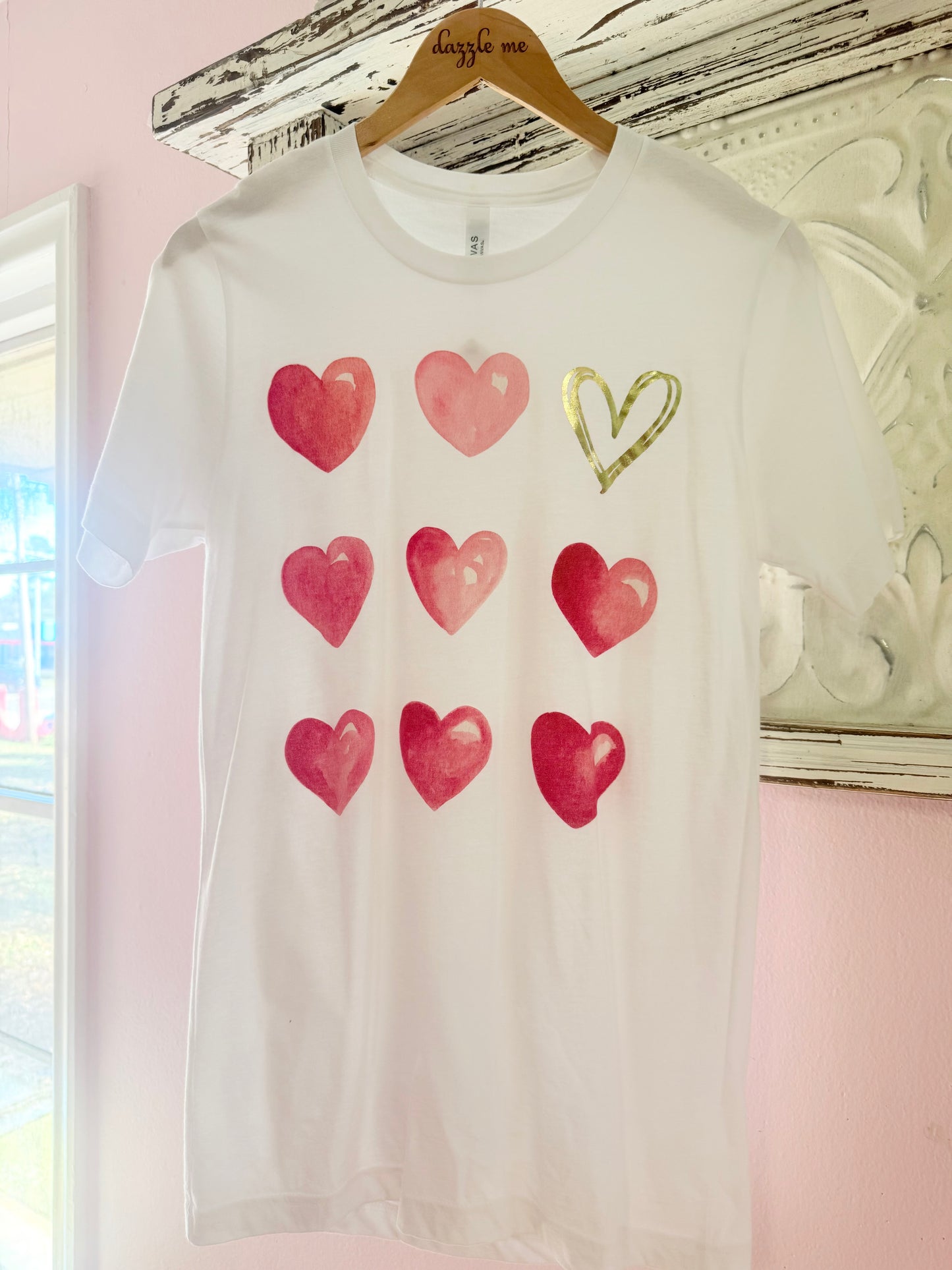 Women’s Heart Valentines Tee