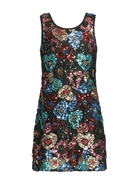Sleeveless Sequins Party Dress