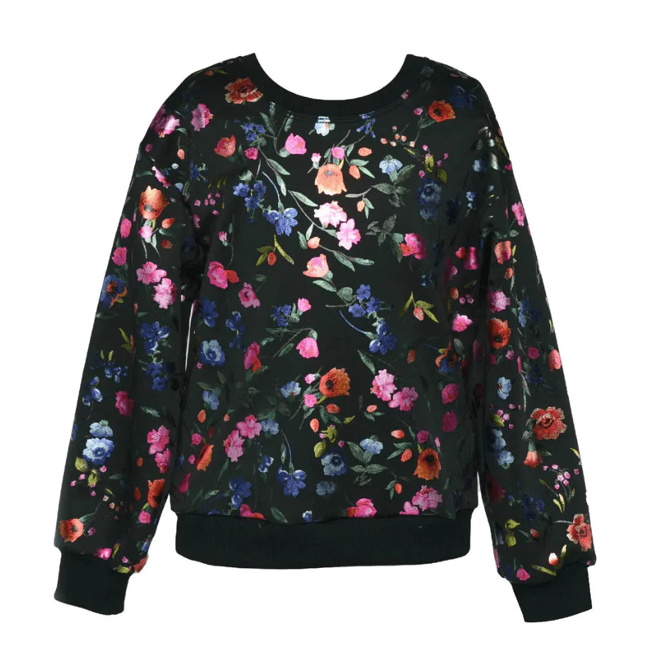 Foil Flower Sweatshirt