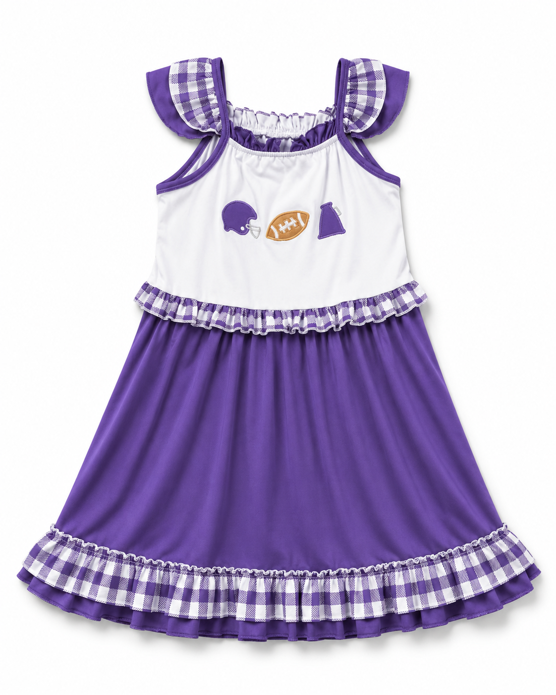 Purple Gingham Spirit Dress Size 9-10