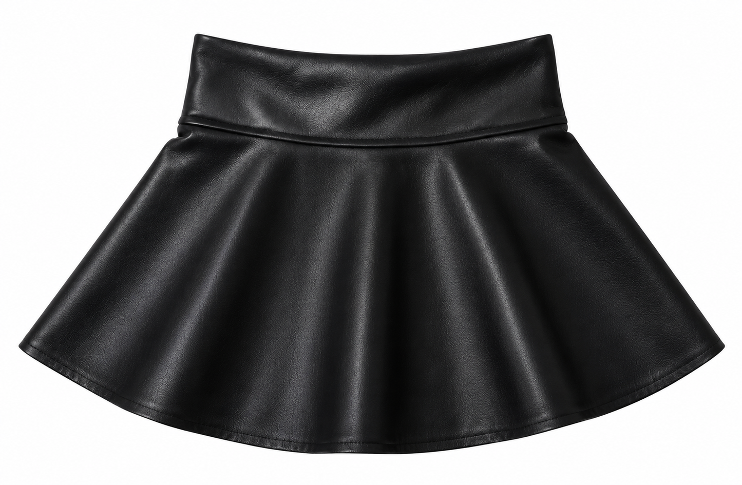 Black Metallic Skirts