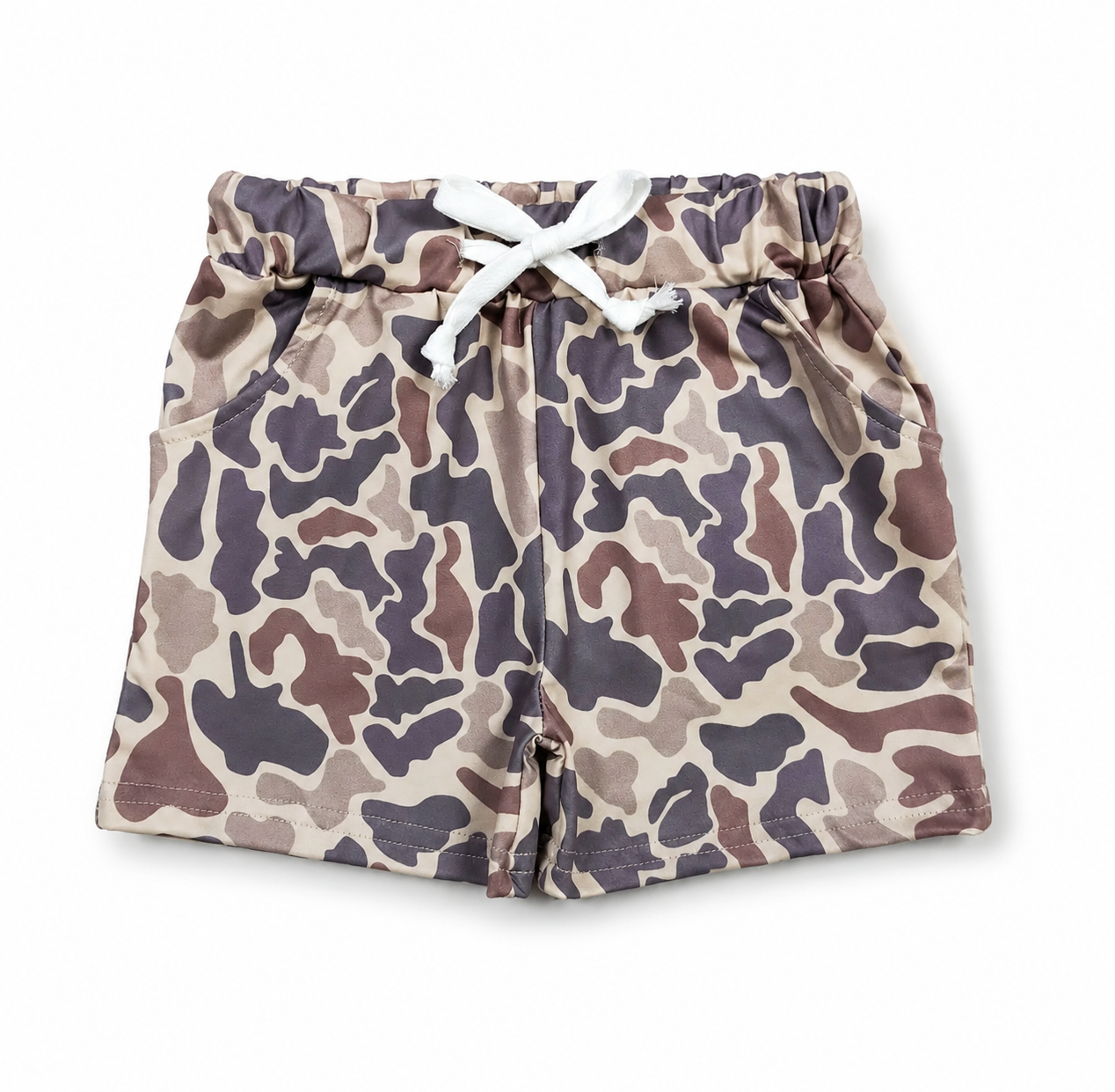 Boys Brown Camo Shorts