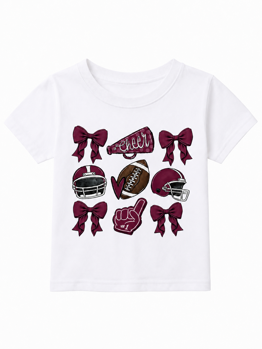 Maroon Bow Spirit Tee
