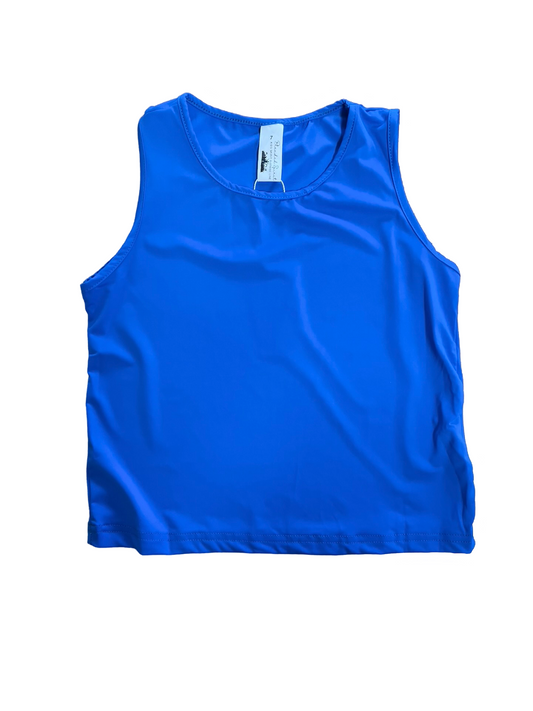 Electric Blue Athletic Top