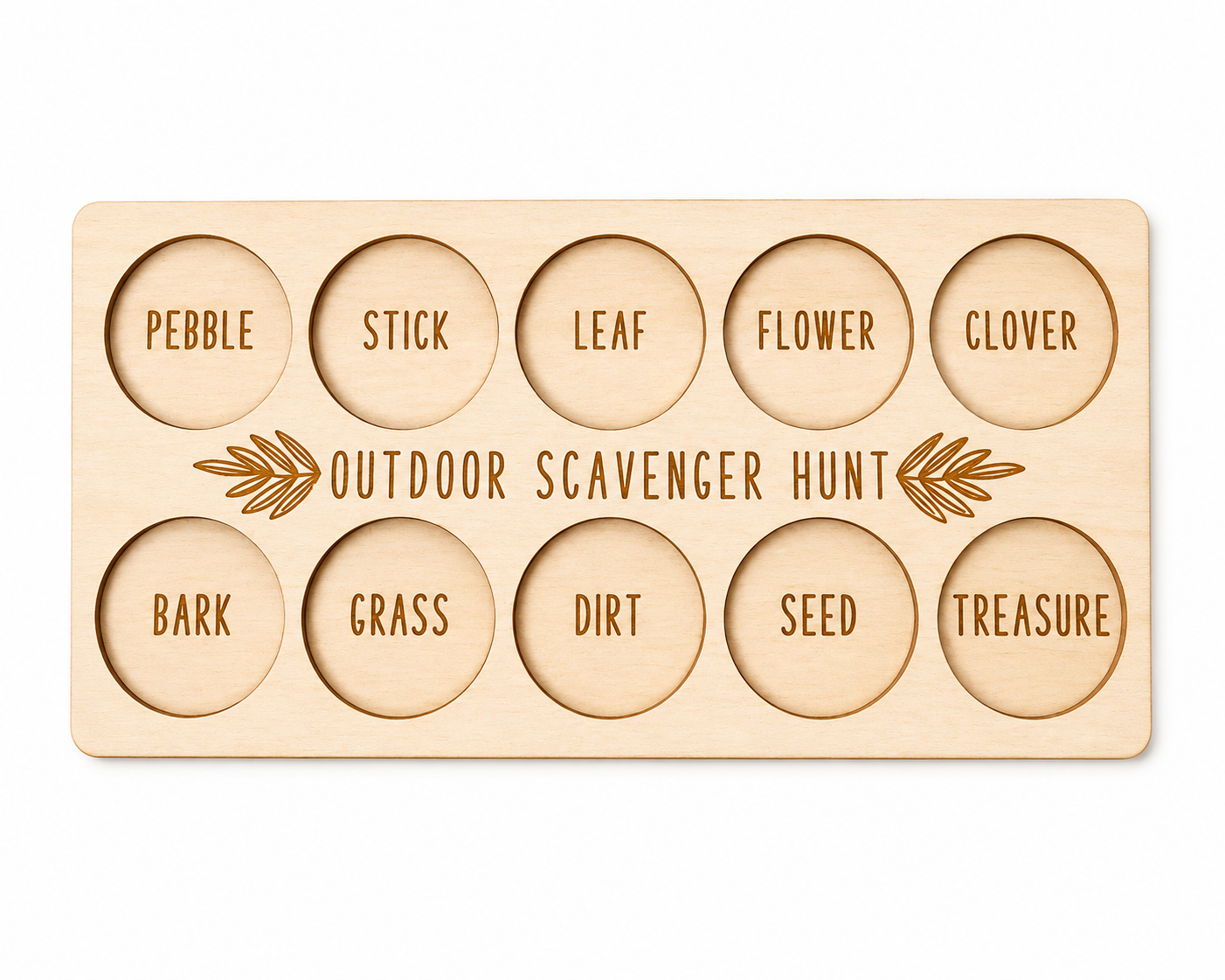 Outdoor Scavenger Hunt Tray