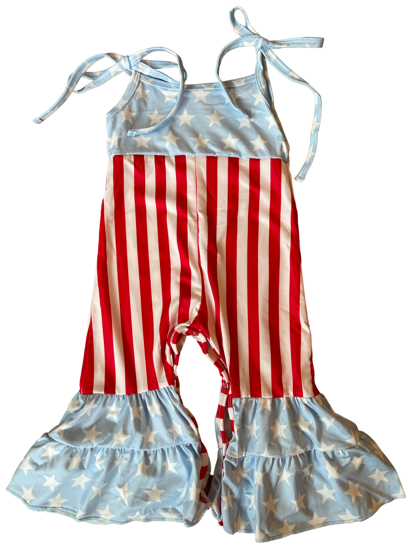 Girls' 4Th Of July Jumpsuit