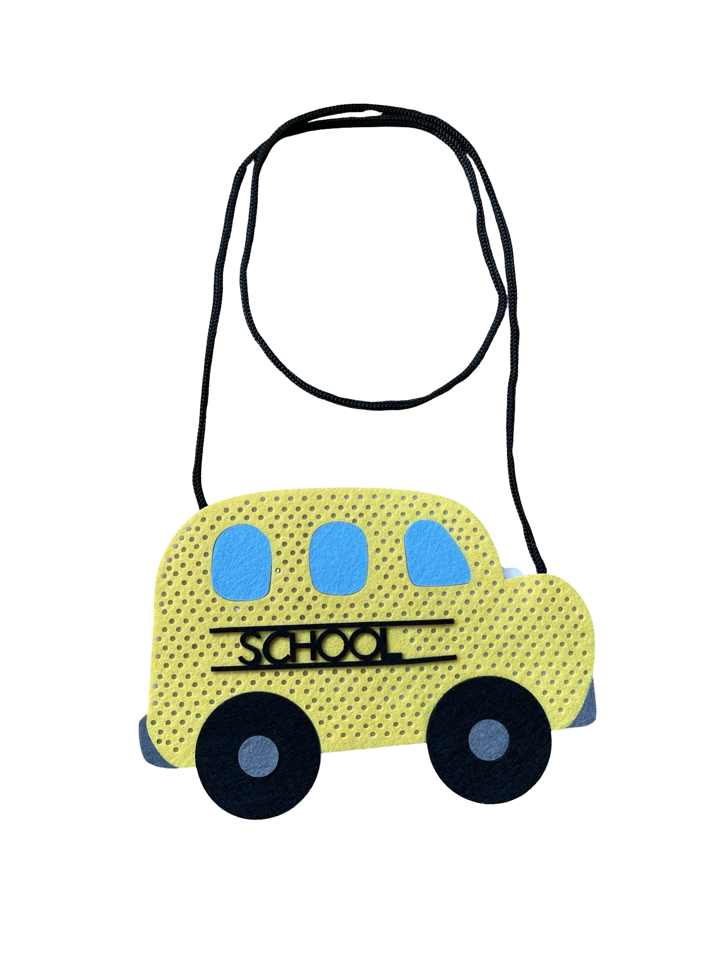 Back To School Bus Novelty Crossbody Purse