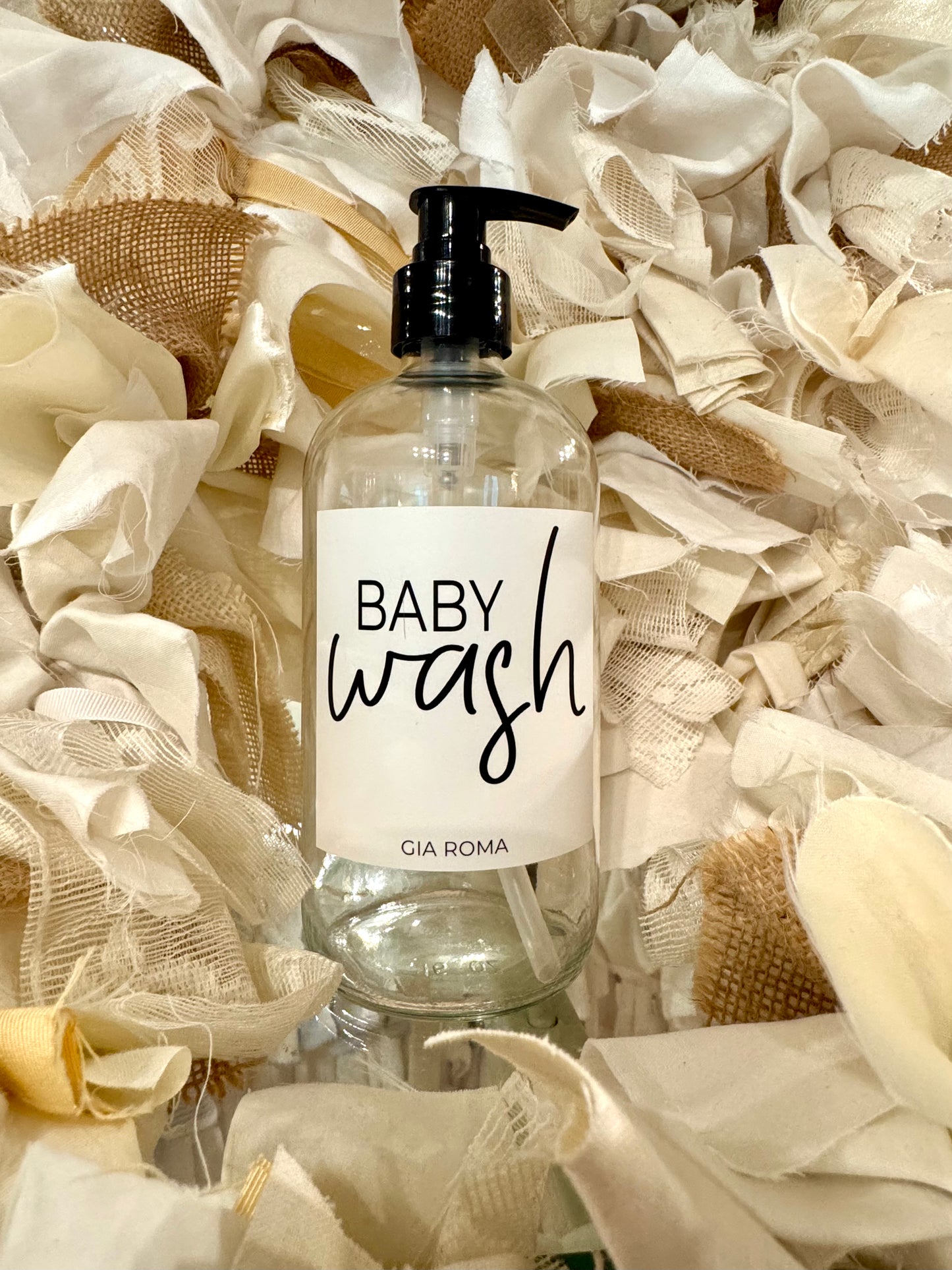 Gia Roma Glass Baby Wash Bottle