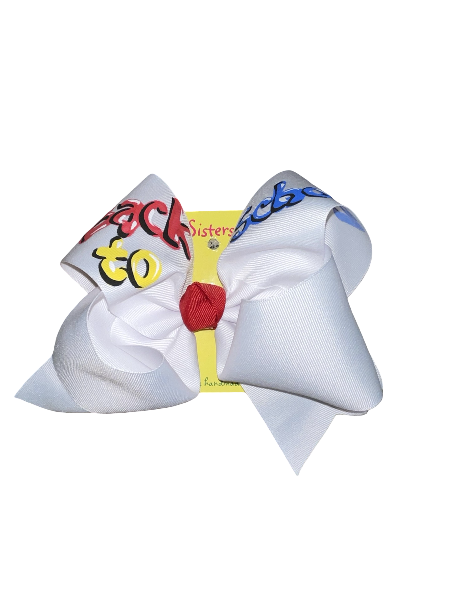 Two Sisters Back To School Bow