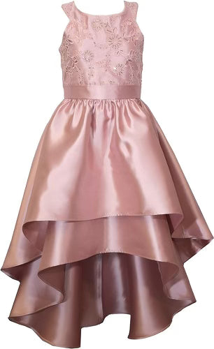 Bonnie Jean Sequin Mikado Gown