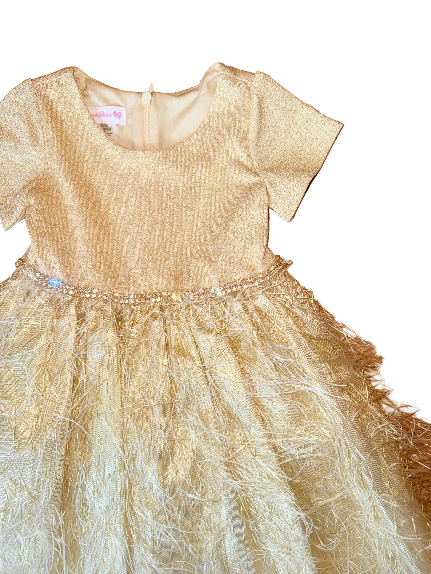 Bonnie Jean Gold Party Dress