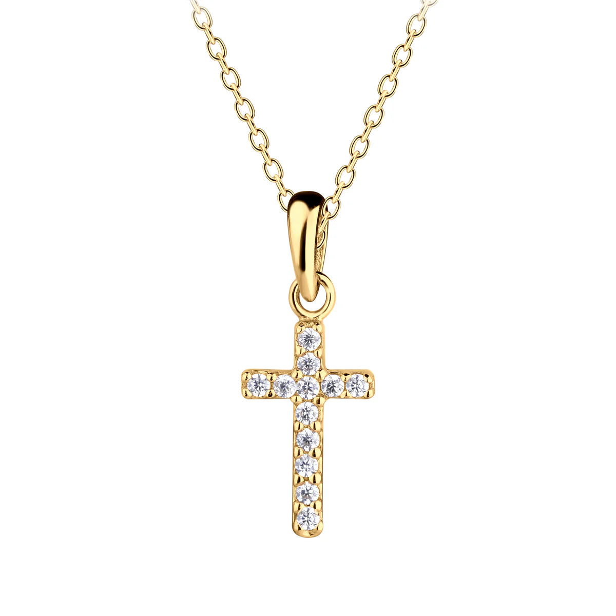 Cherished Moments Gold Cross Necklace
